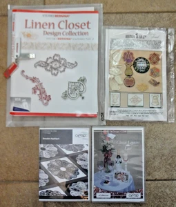 4 Stück Stickmotiv CDs / USB - OESD - BERNINA WÄSCHESCHRANK - K-LACE - Bild 1 von 6