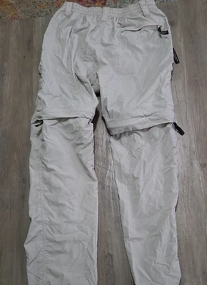 Magellan Sportswear Khaki Full Zip Pants Shorts Tourmament Lightweight Men S - Image 1 of 4