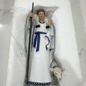 Hawthorne Village “ Sheep Shepherd “Figurine Silent Night Nativity Christmas - Picture 1 of 4