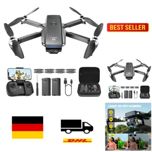 Faltbare Drohne mit HD-Kamera | FPV-Übertragung | 30 Min Flugzeit - Bild 1 von 7