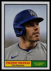 2024 Topps Archives #34 Freddie Freeman Los Angeles Dodgers - Picture 1 of 2