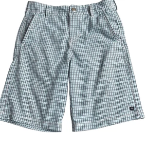 Quiksilver Plaid Amphibian Hybrid Shorts - Size 7 - Picture 1 of 4