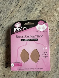 Hollywood Breast Contour Tape Medium Skin Tone 1 Pack  Strapless Bra Easy Fit - Picture 1 of 6