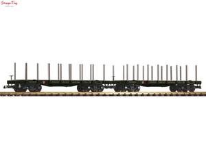 Piko Santa Fe Stake Wagon Set (2) G Gauge - Picture 1 of 1