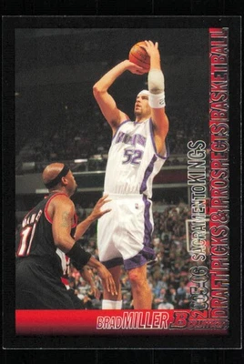 Baloncesto Brad Miller KINGS 2005-06 Bowman #48 casi nuevo Foto 1 de 3