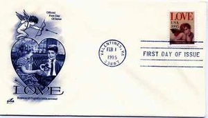 2948 ND Love Cherub ArtCraft FDC - Imagen 1 de 1