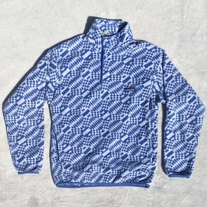 De colección Patagonia Synchilla P'op: True Blue Otoño 1998 Snap-T Raro Talla Pequeña EE. UU. - Imagen 1 de 14