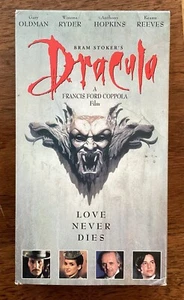 VHS Dracula 1993 Columbia TriStar Francis Coppola horror Gary Oldman film vtg - Afbeelding 1 van 6