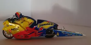 1:24 Scale Pro Stock Motorcycle : Suzuki, Dave Schultz "Sunoco" - Picture 1 of 8