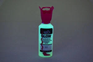 Pintura de tela luminosa de tulipán de 1,25 oz con brillo natural en la oscuridad para artesanías - Imagen 1 de 3