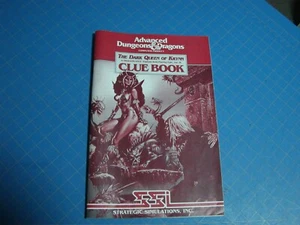 Commodore DARK QUEEN of KRYNN - Clue Book Softcover PC, Amiga TSR, SSI - Picture 1 of 9