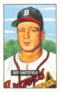 1986 Card Collectors Company '51 Bowman Reprints #277 Roy Hartsfield p2s-26479 - Picture 1 of 2