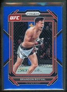 2023 BRANDON ROYVAL 034/175 PANINI PRIZM UFC BLUE