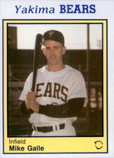1990 Yakima Bears Team Issue #26 Mike Galle