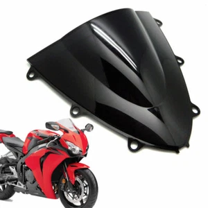 For Honda CBR1000RR 2008-2011 Blakc Double Bubble Windscreen Windshield Shield - Bild 1 von 4