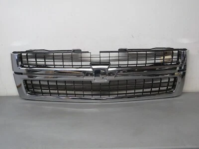 2007 2010 CHEVROLET SILVERADO 2500HD 3500HD FRONT GRILLE ASSEMBLY WITHOUT EMBLEM - Imagem 1 de 4