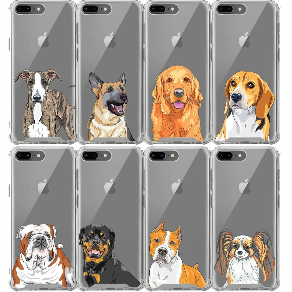 Funda TPU Delgada Resistente Transparente Antigolpes Para (iPhone 8 Plus / 7 Plus) SET10 Foto 1 de 1