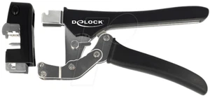 Delock Crimping Tool Punch Down Keystone RJ45 86205 86179 Netzwerk Kabel Crimper - Bild 1 von 5