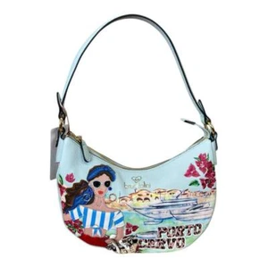 BRACCIALINI CARTOLINE Borsa Donna Sacca Piccola da spalla PORTO CERVO B18164 - Imagen 1 de 7