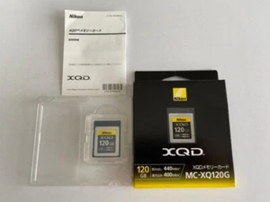 Nikon XQD Memory Card Black 120GB MC-XQ120G USED - Picture 1 of 2