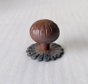 Türknopf Schmiedeeisen Ø 5,5 cm | Türgriff Türknauf Knopf Tür Griff Stoßgriff - Bild 1 von 8