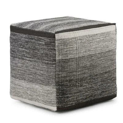 Naya 16 in Wide Cube Pouf - Image 1 of 4