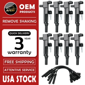 Ignition Coil & Wireset for 4.7L Chrysler Aspen Dodge Jeep Commander Ram Dakota - Picture 1 of 16