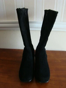 Zapatos de mujer Karen Scott talla 7,5 M negros de gamuza sintética botas de becerro piel sintética interior - Imagen 1 de 8
