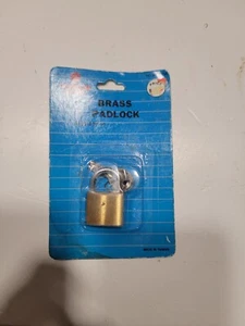 vintage champion brass padlock NEW - Picture 1 of 2