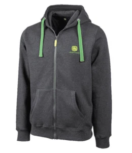 Genuine John Deere Hooded Sweat Jacket Unisex 70% cotton, 30% polyester - Picture 1 of 2