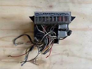 Lancia Fulvia Berlina caja de fusibles e inserto de tablero/panel 1972 - Imagen 1 de 4