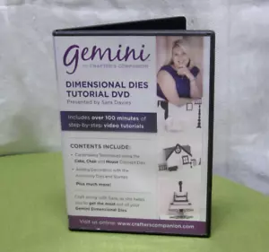 CRAFTERS COMPANION Dimensional Dies tutorial PC CD-Rom Gemini Foilpress 2018 - Picture 1 of 2