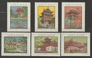 1968 North VN Stamp Architecture Tây Phương Pagoda Scott # 521-526 MNH - Picture 1 of 1