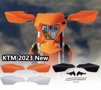 Paramani Moto Enduro Cross Ktm Husqvarna Replica Originali Arancione Bianco Nero - Image 1 of 4