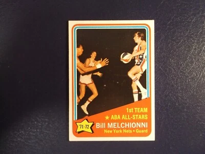 1972-73 Topps Basketball Bill Melchionni Card # 253 - Image 1 of 2