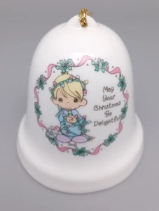 Precious Moments 1994 Porcelana Navidad Campana Adorno Enesco - Imagen 1 de 6