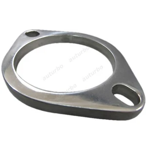 2 BOLT 3" INLET MILD STEEL FLANGE ADAPTER FOR TURBO DOWNPIPE EXHAUST TEST PIPE - Foto 1 di 1
