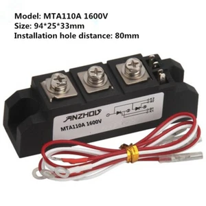 MTA110A 1600V Thyristor Module MTA110A-16 SCR Module - Picture 1 of 2