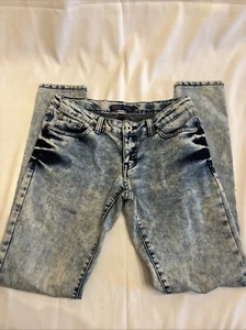 Levi’s Girls SZ 16 Regular Denim Leggings Adjustable Waist Light Wash - Picture 1 of 11