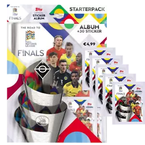 Topps UEFA Nations League 2022/23 Sticker – Starterpack + 5 Stickertüten - Picture 1 of 1