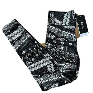 NWT! Terez Printed Leggings - Picture 1 of 5