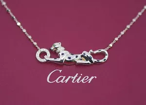 Cartier Panthere Diamond 18K Yellow Gold Necklace - Picture 1 of 5