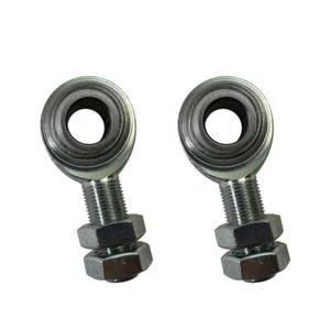 2 x Rodamiento de soporte de eje de dirección DD redondo universal de 3/4" Heim Joint Street Rod - Imagen 1 de 6
