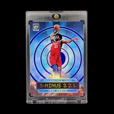 Numbered Blue #/85 Joel Embiid 2019-20 Donruss Optic T Minus 3 2 1 Holo Prizm #1