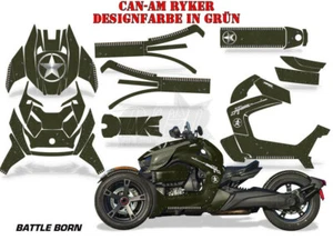 KIT DE DECORACIÓN DE CARRERAS AMR CAN-AM RYKER SPYDER RS/RSS, RT/RT-S, F3 BATTLE BORN B - Imagen 1 de 7