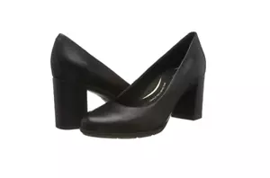 Geox pompa comfort donna D nuova Annya A in pelle nera - taglia UK 8 - NUOVA CON SCATOLA - Foto 1 di 5
