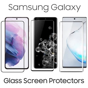 Protector Pantalla Cristal Templado Samsung Galaxy S21 S20 S10 S9 Note 10 Pro Ultra - Imagen 1 de 34