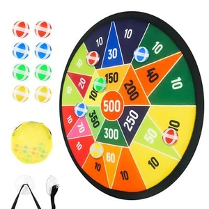 14" Dart Board for Kids, Dart Game for 3 4 5 6 7 8 9 10 Years Old Boys & Girls w - Picture 1 of 7