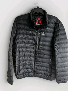 Gerry Puffer Jacke Herren 2XL schwarz leicht verstaubar durchgehender Reißverschluss - Bild 1 von 5