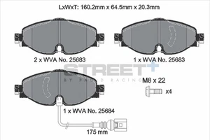 Pastiglie Freni VW (SVW) TOURAN L (0R1) 1.6 Anno 10/17 kW 81 CV 110 - Foto 1 di 1